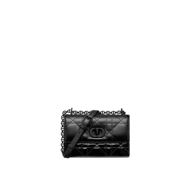 Dior Caro Patent And Matte Shoulder Bag Women