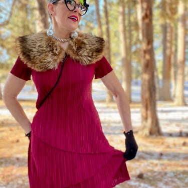 Vintage Petite Holiday Party Dress 