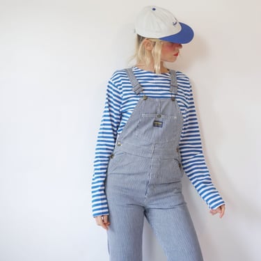 Vintage Hickory Stripe Oshkosh Overalls 27-28