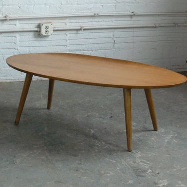 Vintage Russel Wright Surfboard Coffee Table for Conant Ball 