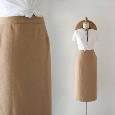 camel wool skirt - 30.5 