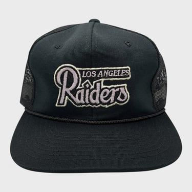 Vintage Los Angeles Raiders Script Trucker Hat