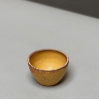 Incausa | Stoneware Smudge Bowl | Woo Yellow Glaze