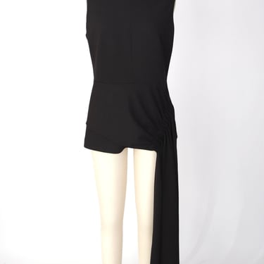 Tibi Crepe Asymmetrical Top