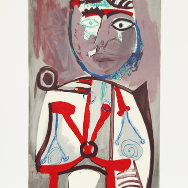 Personnage by Pablo Picasso, Marina Picasso Estate Lithograph Poster 