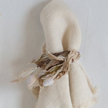 Linen Hand/Tea Towel w/ Fringe