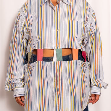 Laurs Kemp x BRZ - Striped Lattice Shirt