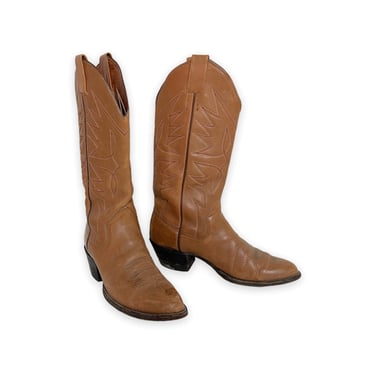 Vintage SANDERS Cowboy Boots ~ 10 1/2 B ~ Western / Ranch Wear ~ 