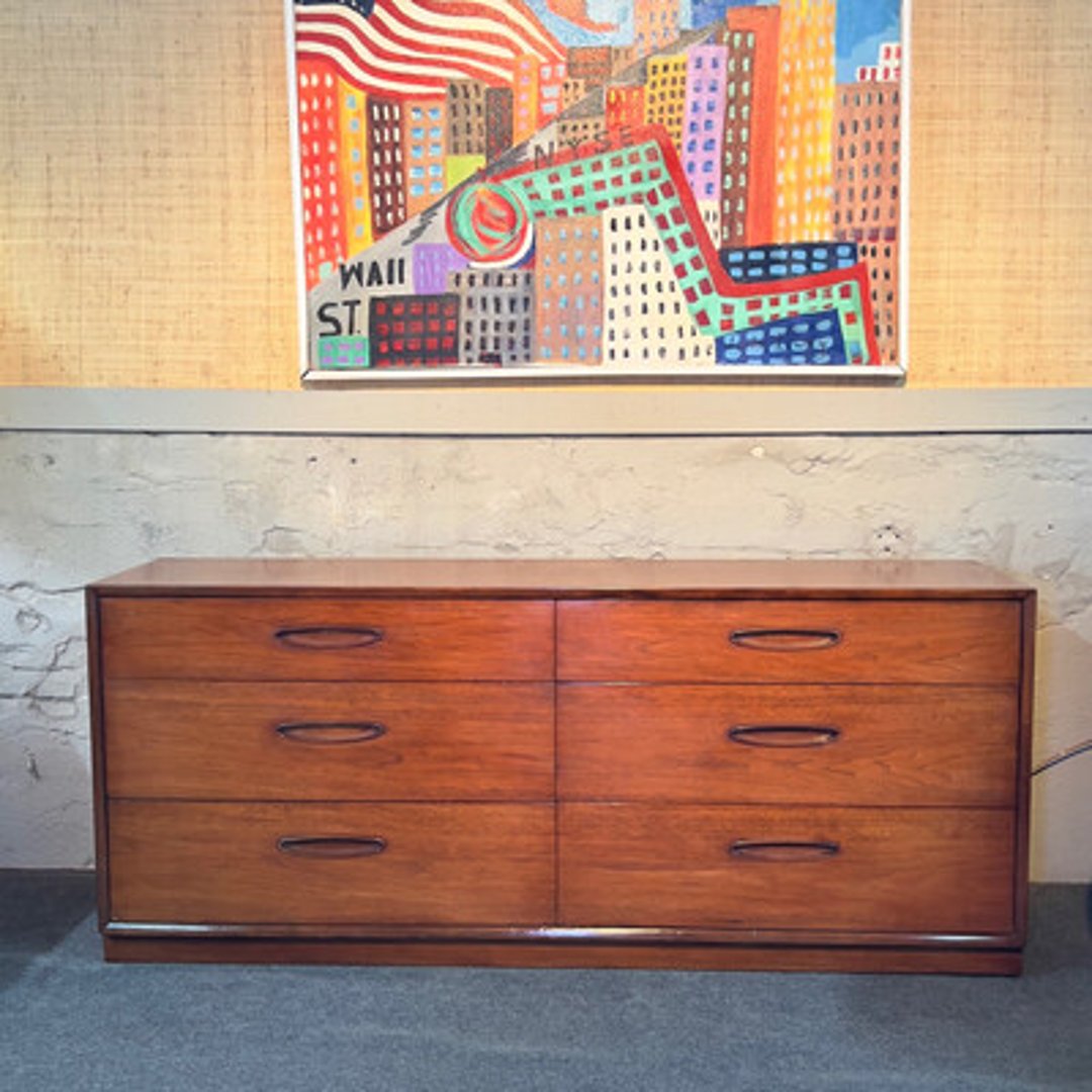 Henredon Heritage Circa 60 High Dresser Midcentury Furniture