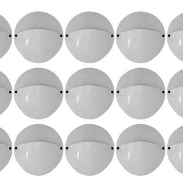 Set of Fifteen "Giovi" Sconces by Achille Castiglioni for Flos, Italy, 1980's.