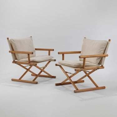 Christian Germanaz Pair of Catamaran Armchairs