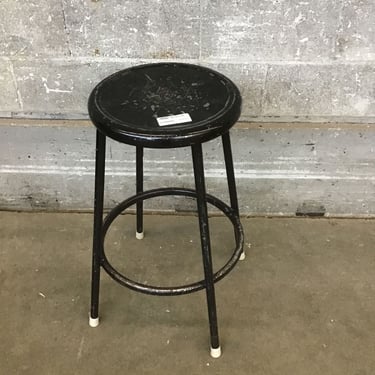 Painted Black Stool (Seattle)