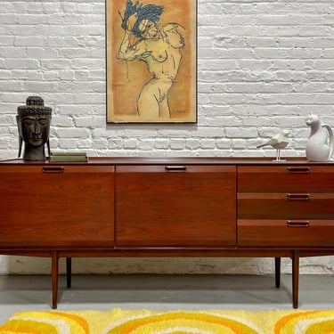 RARE Mid Century Modern CREDENZA / Media Stand by BCM, Made in England, c. 1960's 