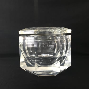 Carole Stupell Style Lucite Ice Bucket Octagonal Vintage 