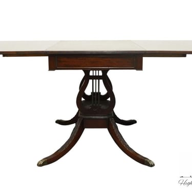 IMPERIAL FURNITURE Genuine Mahogany Traditional Duncan Phyfe Style Drop Leaf Dining Table 252 