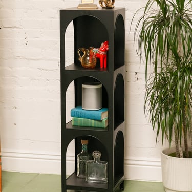 Black Tall Display Shelf
