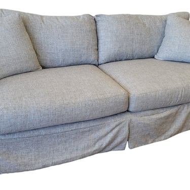 Comfy Oversized Couch with Gray Cover