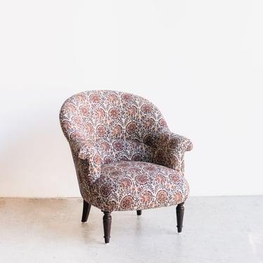 Block Print Crapaud Chair | Edith