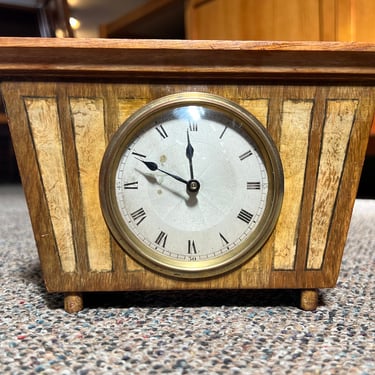 Item #NB6 Elegant small mantle clock c.1920