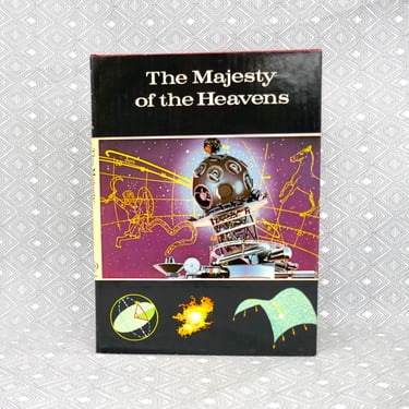 The Majesty of the Heavens (1966) by Michael Dempsey, Joan Pick - Foundations of Science Library - Solar System, Space - Vintage 1960s Book 