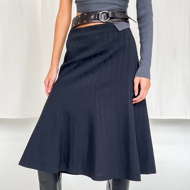 Embossed Pinstripe Uomo Boss Skirt (M)