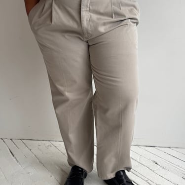 Vintage - Khaki Cotton Trousers (2X)