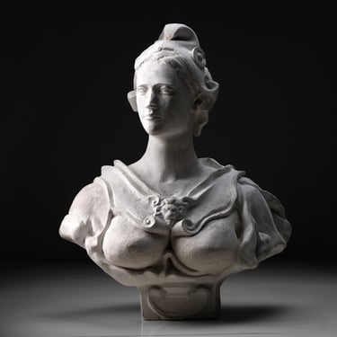 Plaster Bust of Marianne, 34 inches tall