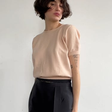 Rose Petal Wool 60s Knit Topc (S/M)