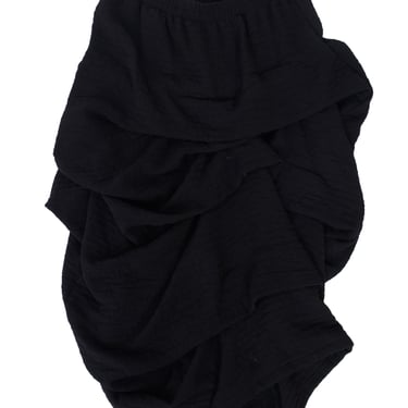 Dress To Kill Crepe Draped Skirt