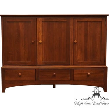 ETHAN ALLEN American Impressions Collection Mission Shaker Style 63" TV Media Cabinet 24-9415 - 224 Autumn Cherry Finish 