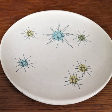 Vintage Atomic Mid Century Franciscan Starburst Bread And Butter Plate 