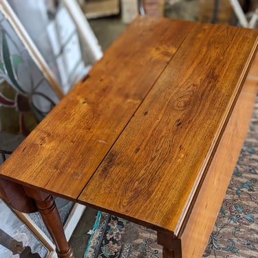 Antique Wooden Drop Leaf Table
