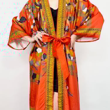 Blood Orange Sweet Silk Robe