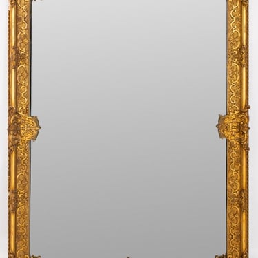 Baroque Style Giltwood Wall Mirror, 19th Century