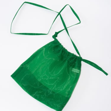 See Thru Shoulder Bag in Green