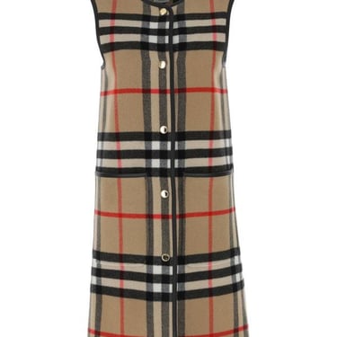 Burberry Woman Embroidered Wool Blend Vest