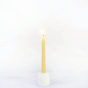 Handmade White Onyx Taper Candleholder