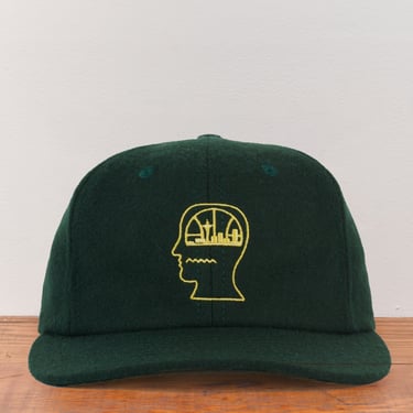 PREORDER* Brain Dead x Glasswing Seattle Logohead Hat, Green