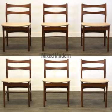 Mid Century Modern Dinning Chairs - Set of 6 