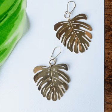 Terra Leaf Earrings