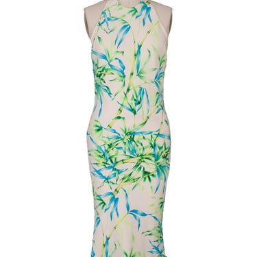 S/S 2000 Gianni Versace Bamboo Print Halter Dress*