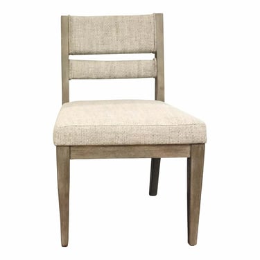 Organic Modern Gray Tweed Dining Chair