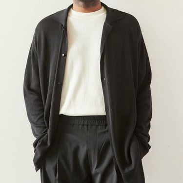 Cordera Silk Polo Jacket, Black