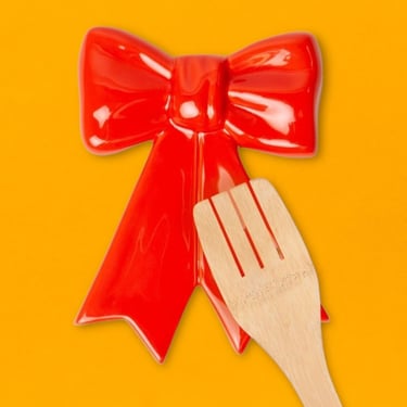 Red Bow Spoon Rest