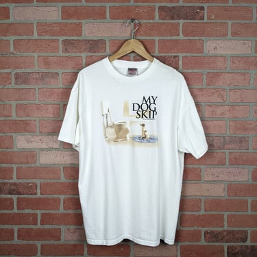 Vintage 1999 My Dog Skip ORIGINAL Movie Promo Tee - Extra Large 