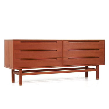 Nils Jonsson for Torring Møbelfabrik Mid Century Danish Teak Lowboy Dresser - mcm 