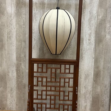 Vintage Shanxi Province Elm Cream Lantern Floor Lamp