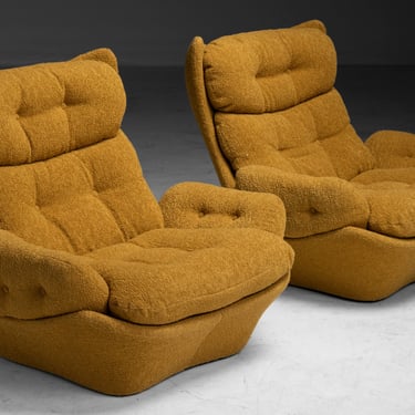 Boucle Armchairs by Beka