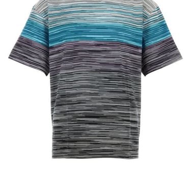 Missoni Men Embroidered Cotton T-Shirt