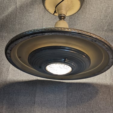 Semi Flush Vintage Saucer Light